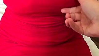 Your Submissive Doll - New PPV BG Sextape In Red Dress - Pov