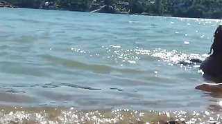 I Sucked the Tattooed Dick in the Water in Front of All the Tourists Who Was Rided by Boat at the Late Afternoon
