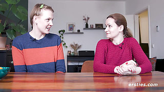 Ersties - Lesbian girlfriends Sally B and Emma K enjoy passionate sex with a toy