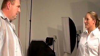 German Teen 18+ In Stockings Riding Cock On The Camera