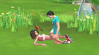 Stepsis fuck in the park