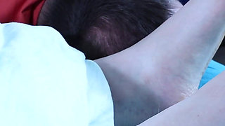 Foot Slave Life Under Big Soles of Ginger