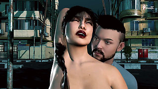 From the Road to Home, Indian Bollywood Actress Got Her Pussy Fucked by a Stranger