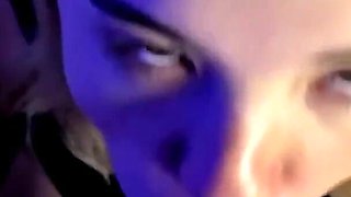 Half Sister Made Brother’s Evening Pleasant Oral Creampie. Sea of Sperm