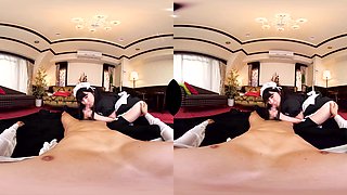 I’M The Master Of The House – And The Maid Is Cleaning Today Part 2 - Japanese Maid Riding Creampie