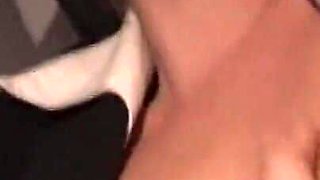 Mature blonde lady outdoor fingering