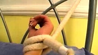 Fetish bdsm anal dildo play