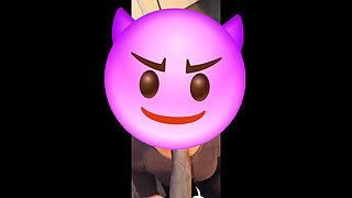 Amateur Home made BBW sucks black cock it made her late for work