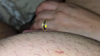 Step mom handjob Indian step son big dick in erection