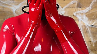 Latex Devil Miss Fetilicious Is Ready for Halloween