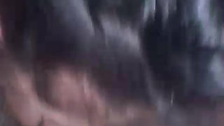 Step sis give a Sloppy deep throat facial