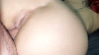 Emily18 First Creampie - Monster Cock Destroys Tight Teen Pussy and Cums Inside