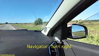 Rough Ass Fuck During a Wild Cab Ride