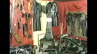 Gorgeous Leather Dom Does as She Pleases to Her Servants!