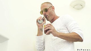 Lusty Wolf Hudson and Riley Nixon at big tits video