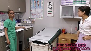 Hot Nurse Aria Nicole Gives Intense Anal Exam in Latex Gloves - HD Medical Fetish