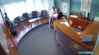 Fake Hospital - 1<censored> old VIRGIN has sex for 1st time with her doctor