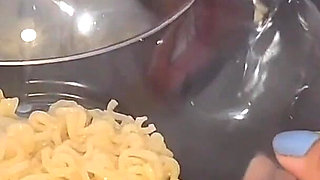 Feeding My Slave Piss Seasoned Noodles