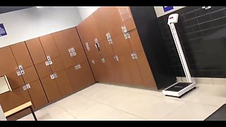 BBW Shown in the Gym Bathroom - Mary Jhuana