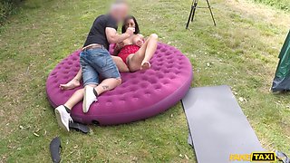 Lewd cougar hot outdoor porn video