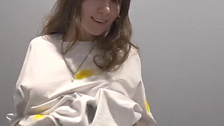 So lovely girl loves to tease you!