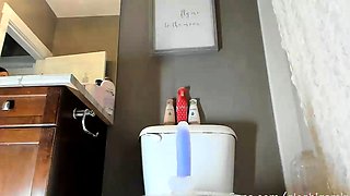 Busty Brunette Goes Solo in Lingerie