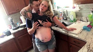 Pregnant wife in desperate need of a hard pussy pounding