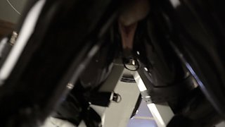 Extreme fetish latex play