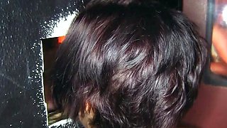 Glory Hole Blowjobs and Brunettes