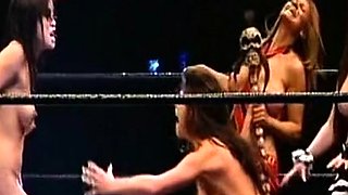 Nude Wrestling show