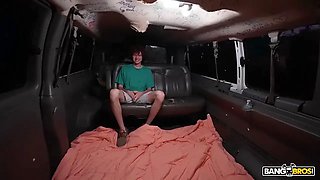 Bangbros - small brunette bunny fae jumps in the nail bus and gets cummed all over her Pretty Face