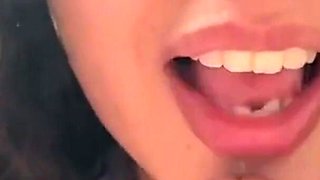 Argentinian Slut Babyluna939 Sucks My Dick, Jerks off My Tits Until I Run Out of Milk and Takes It All