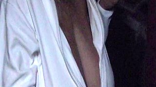 Big Boobed Blonde Masturbates With A Dildo In The Bathroom
