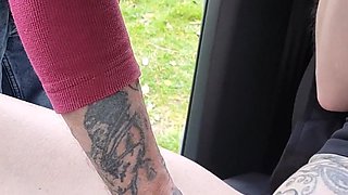 Public Agent: Sexy Tattoo Girl Dogging and Squirting in the Countryside