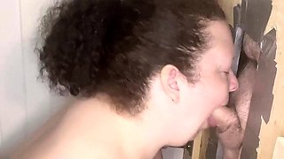 Glory Hole Blowjobs and Brunettes