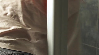 Maid Strips Naked Cleaning Shower - Boss Joins for Wet Rough Fuck!