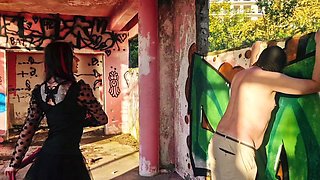 Femdom Session by the Sea. Smoking Fetish, Bootfetish, Footfetish, BDSM Flogging and Scratching