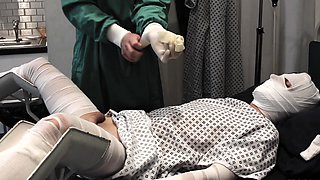 Horny Doctor Uses His Two Patients