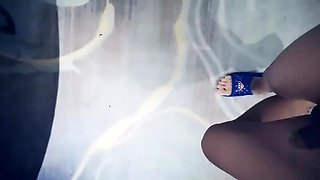 9 of the 9 most beautiful girls in white with long legs 3: Missonary, Hardcore  Amateur Porn