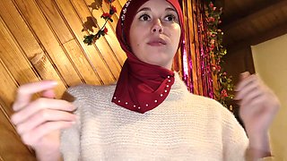 Exhibicionista, musulmane voile, big ass muslim