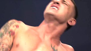 Hunk analbangs fit jock after having his dick slobbered on