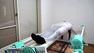 Machine Mummification self Bondage