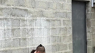 French MILF Ellie Bymer Fucks a Stud Outside While Her Husband Watches