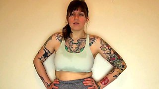 Clean my sweaty post-workout body with your mouth, slave