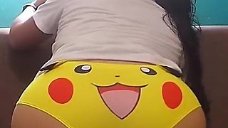 The Pikachu Fan Girl Is Very Hungry for Cock and Wants Your Cum on Her Face