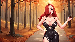 Stepsister Jessica from Who Framed Roger Rabbit Bouncing BIG TITS and Puffy Nipples