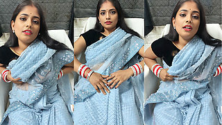 Today I seduced my sister-in-law and fucking blue saree xxx