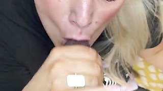 Kim Cums Is a Blonde MILF Slut That Loves Sucking Your Dick!
