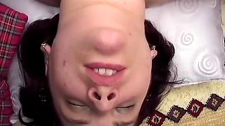 Huge natural hangers with hairy pussy: Blowjob, Amateur  Mature Porn