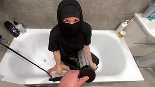 The Sheikh Picked up a Dirty Prostitute - Washed Her and Pissed All Over Her